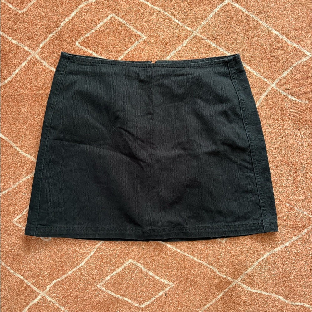 BDG Corduroy Black Mini Skirt